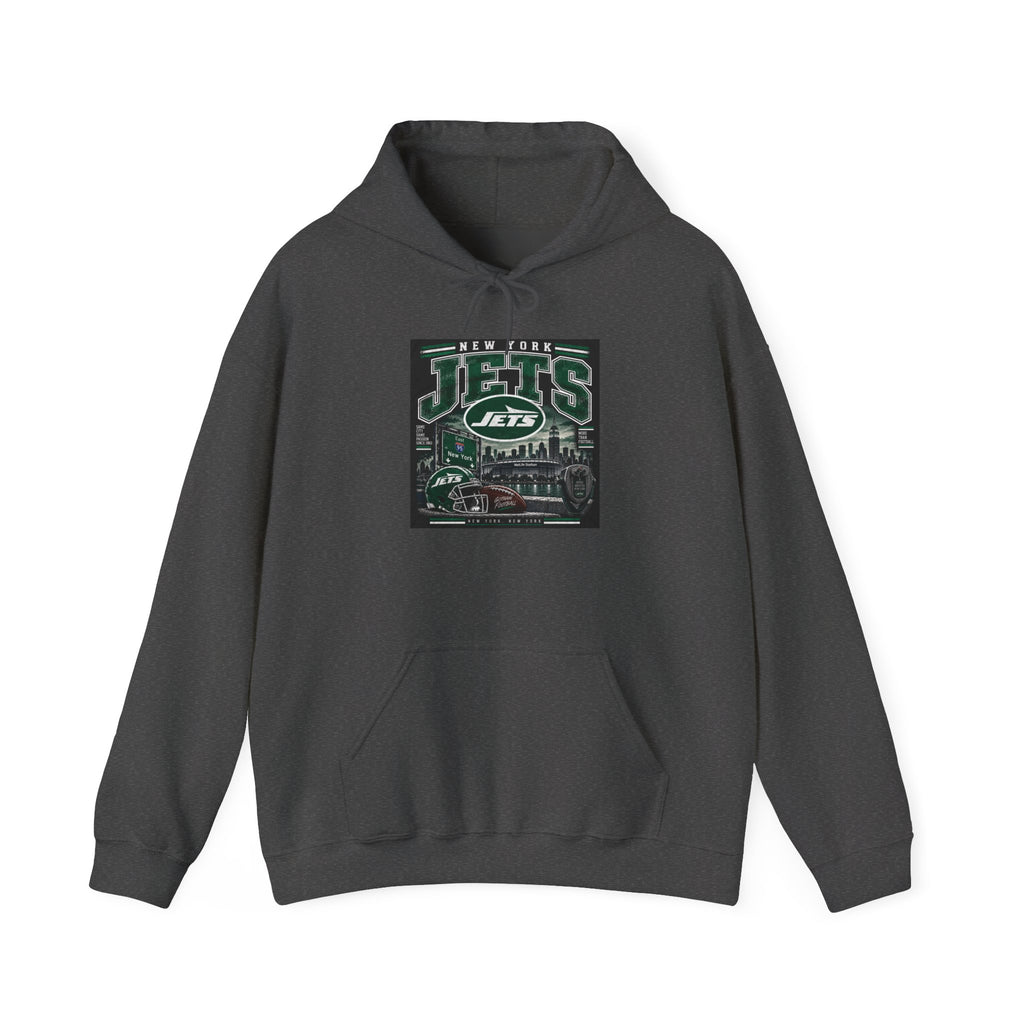 New York Jets Skyline - Hoodie