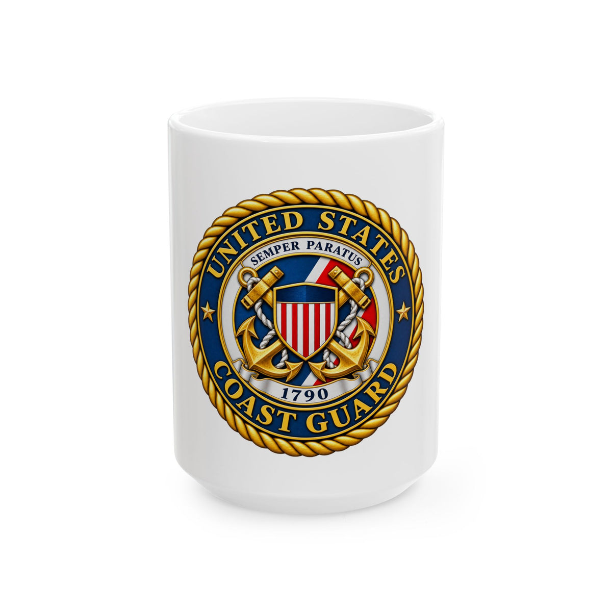 U.S. Coast Guard Emblem - Ceramic Mug 11oz and 15oz