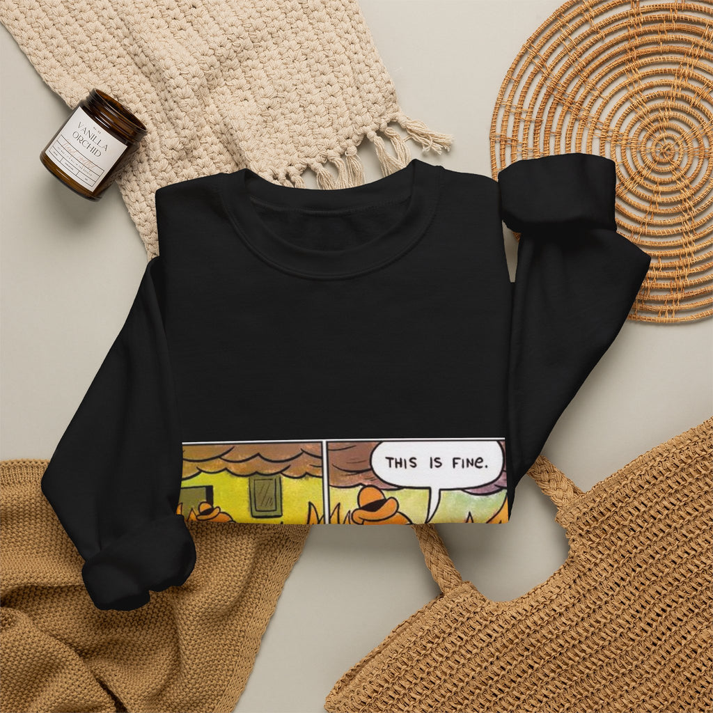 This Is Fine - Crewneck Sweatshirt