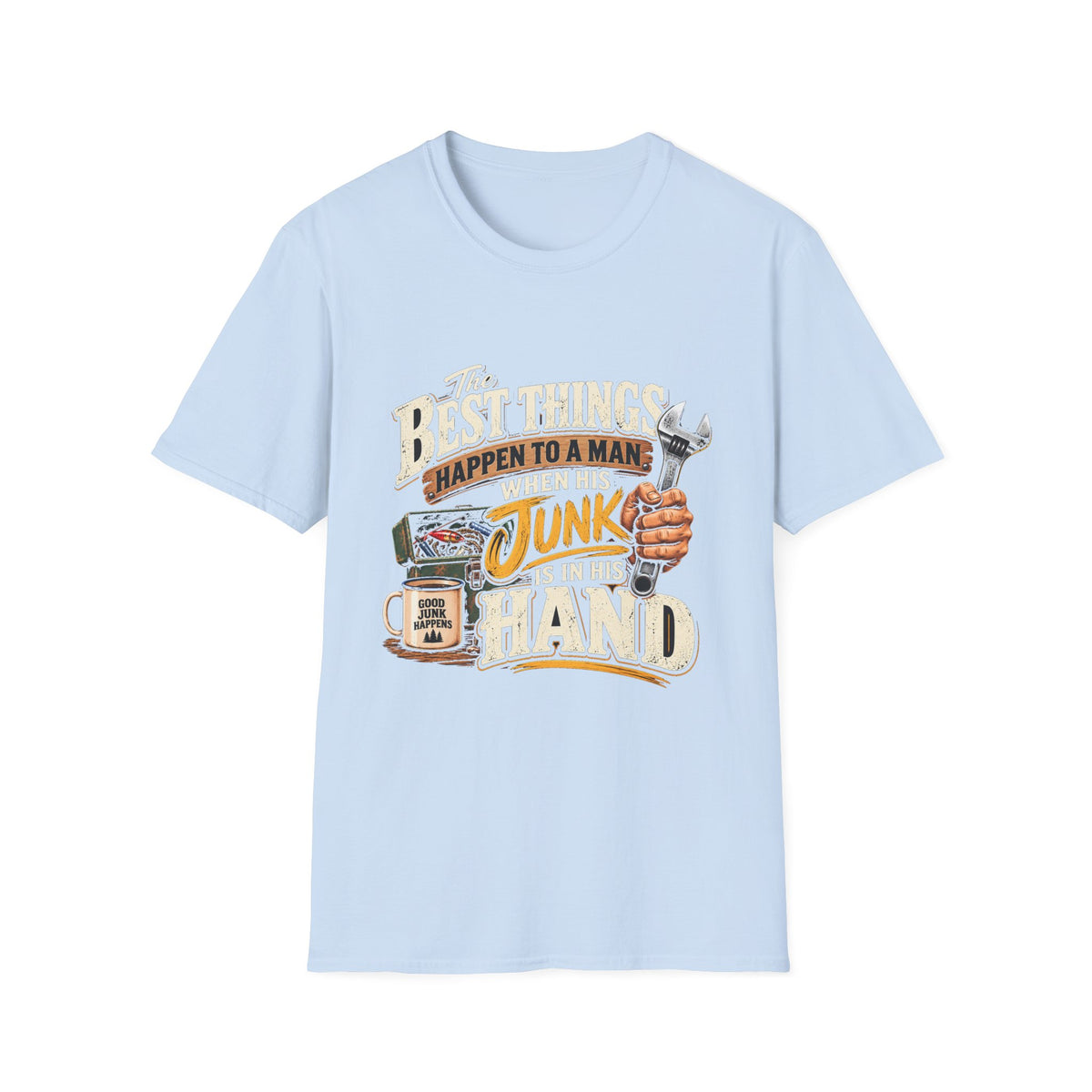 Best Things Happen in a Man's Hand - Classic Tee