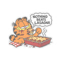 Nothing Beats Lasagna - Kiss-Cut Sticker