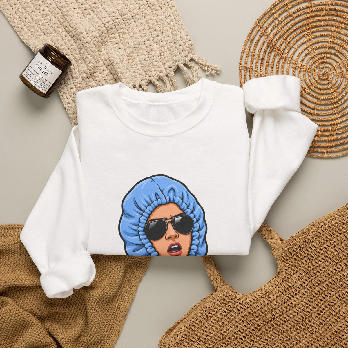 She Doesn't Even Go Here - Crewneck Sweatshirt