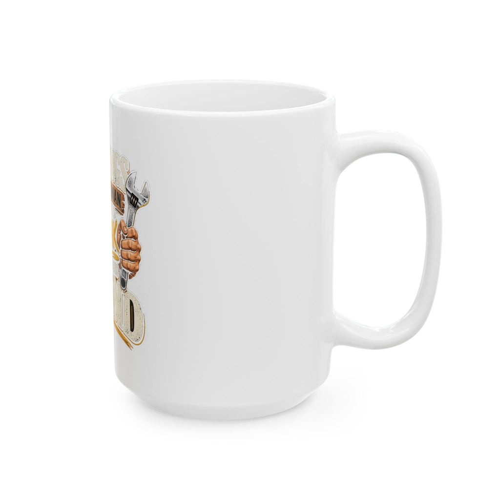 Best Things Happen in a Man's Hand - Ceramic Mug 11oz and 15oz