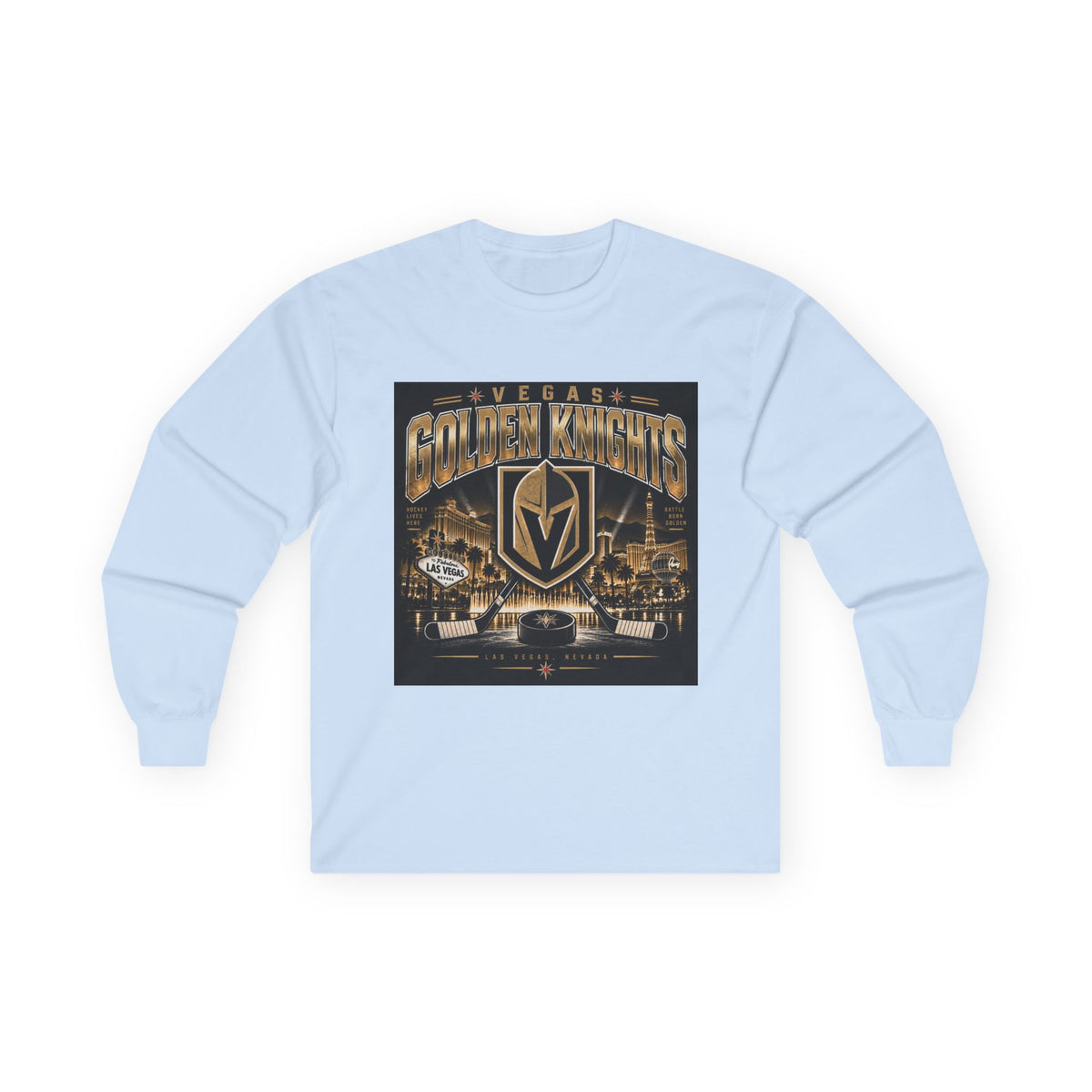Golden Knights Vegas Nights - Unisex Ultra Cotton Long Sleeve Tee