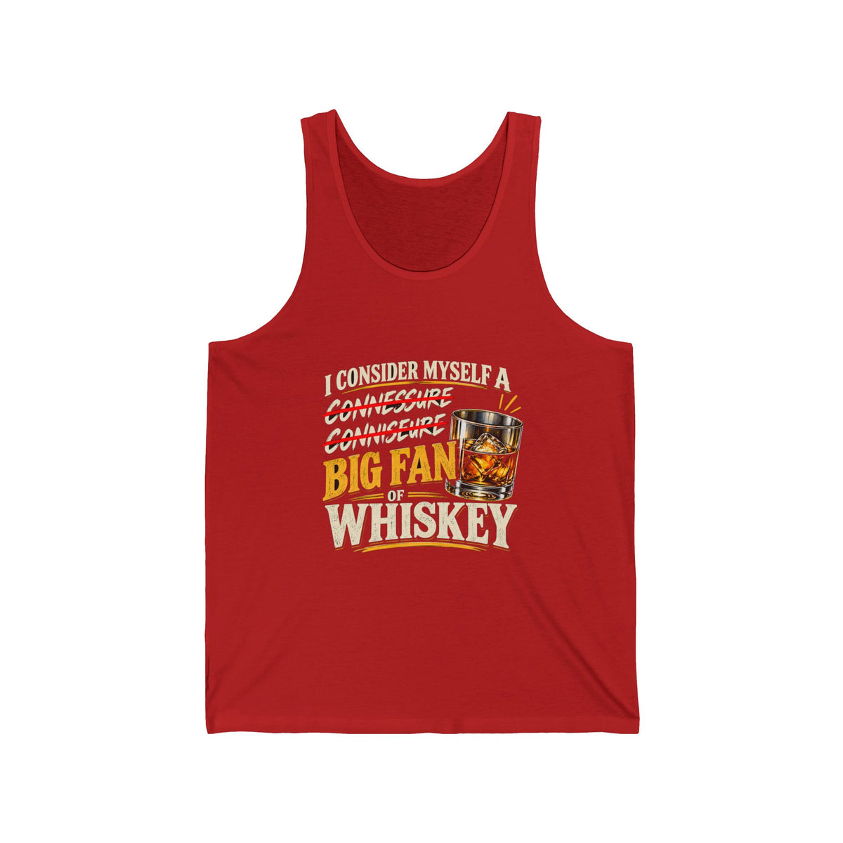 Big Fan of Whiskey - Athletic Tank