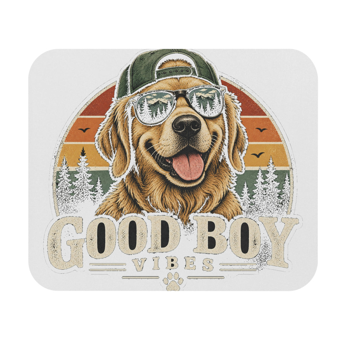 Good Boy Vibes - Mouse Pad