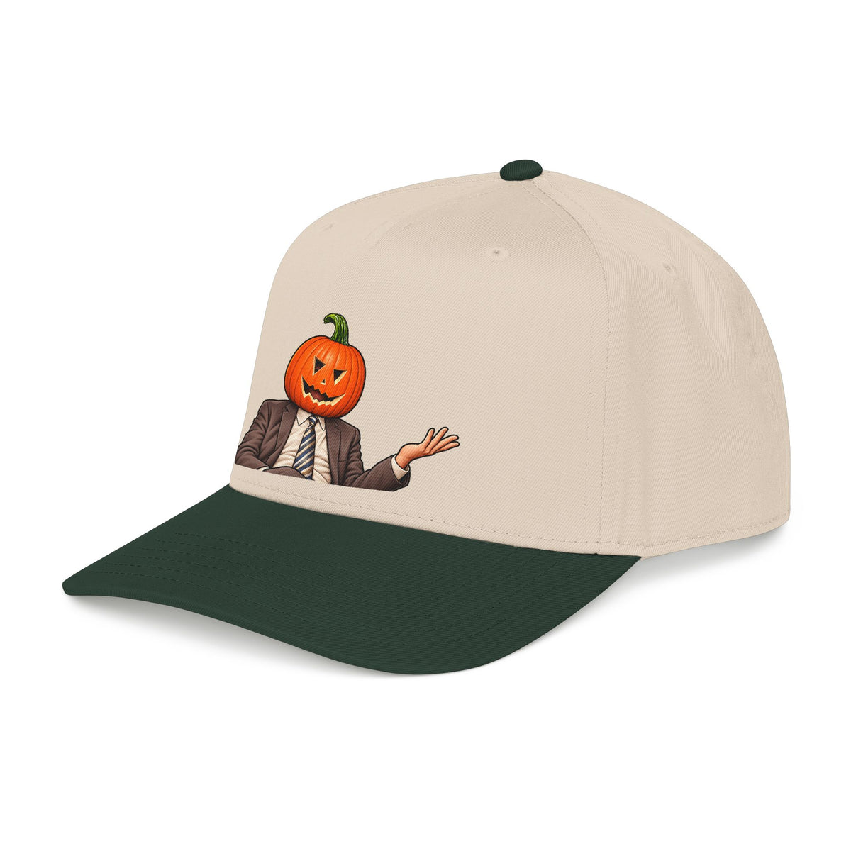 Pumpkin Head Office Cartoon - OTTO Baseball Hat