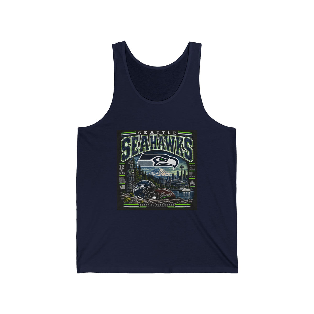 Seattle Seahawks Pride - Athletic Tank