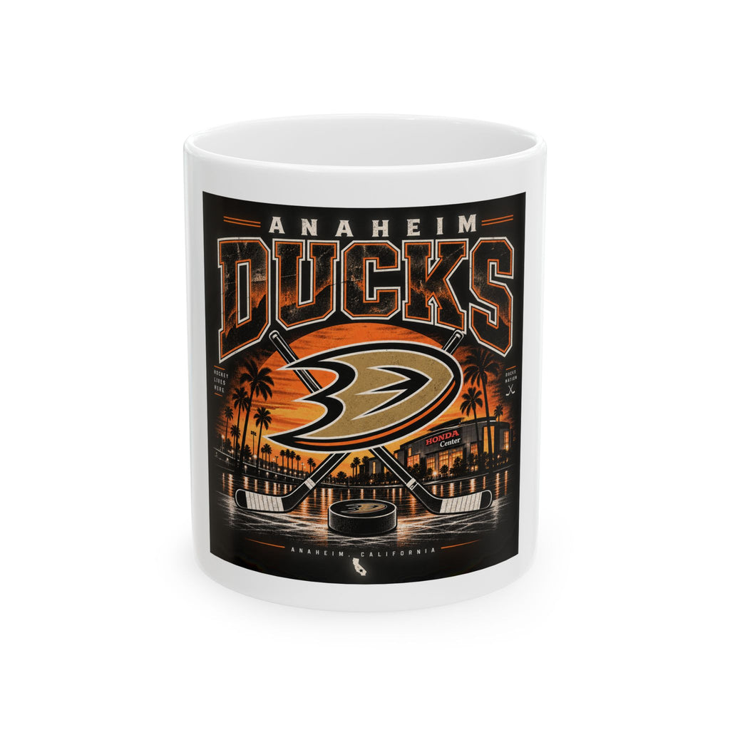 Anaheim Ducks Hockey Nights - Ceramic Mug 11oz and 15oz