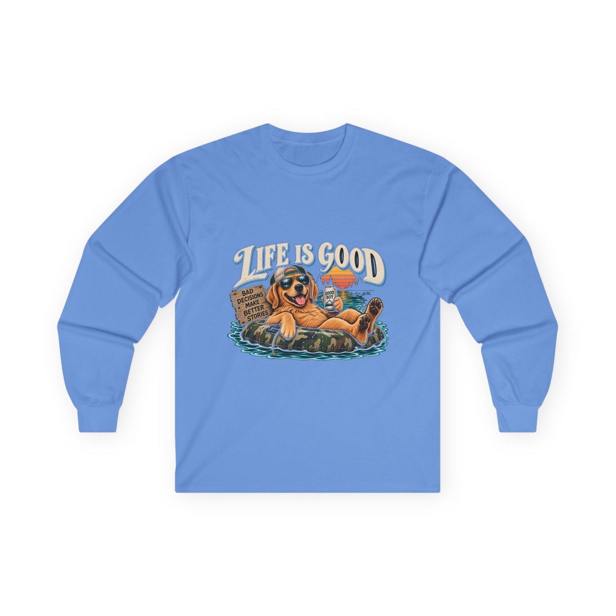 Life is Good Floatin' - Unisex Ultra Cotton Long Sleeve Tee