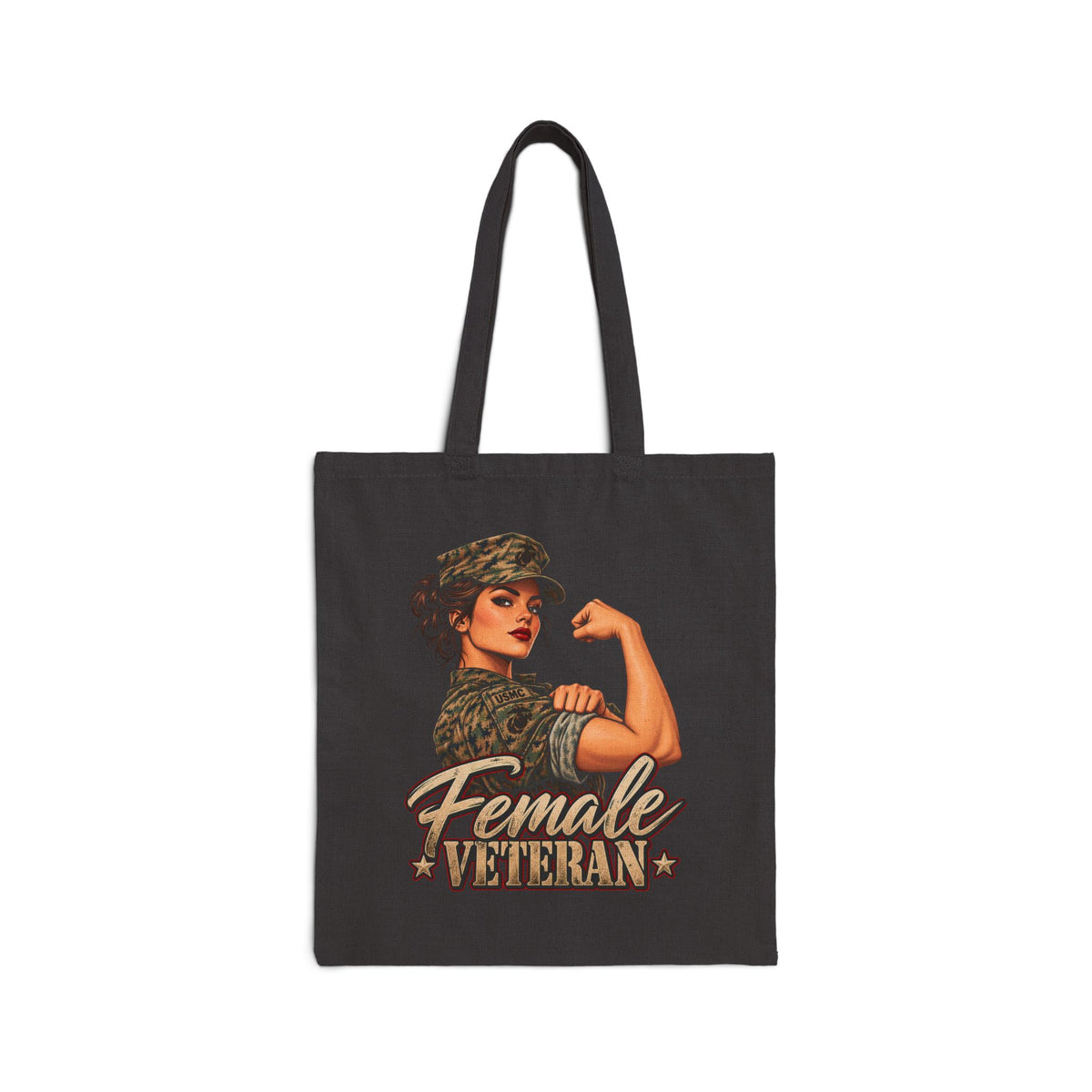 Female Veteran Pride - Canvas Tote