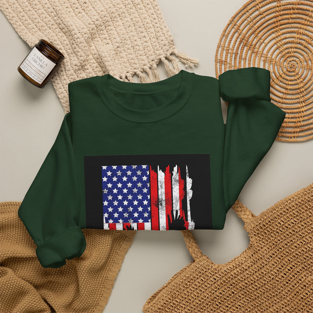 Old Glory Eagle - Crewneck Sweatshirt