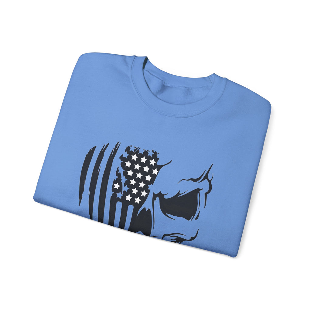 Stars, Stripes & Skulls - Crewneck Sweatshirt
