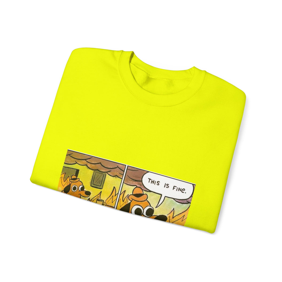 This Is Fine - Crewneck Sweatshirt