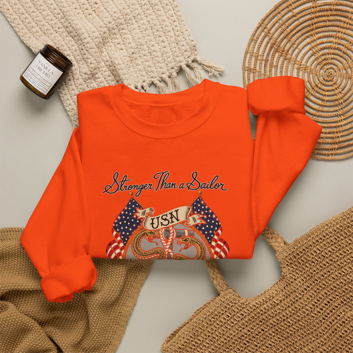 Corpsman Pride Crest - Crewneck Sweatshirt