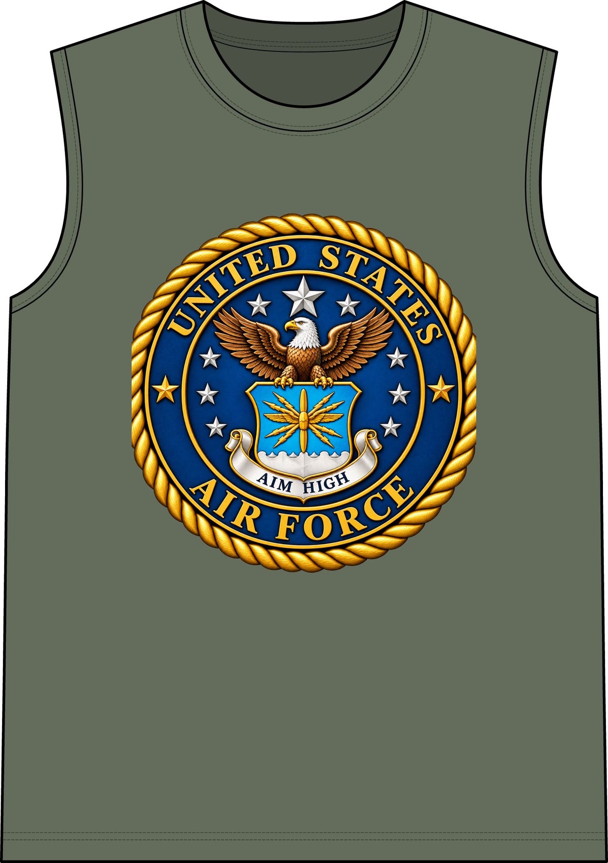 U.S. Air Force Emblem - Classic Tank