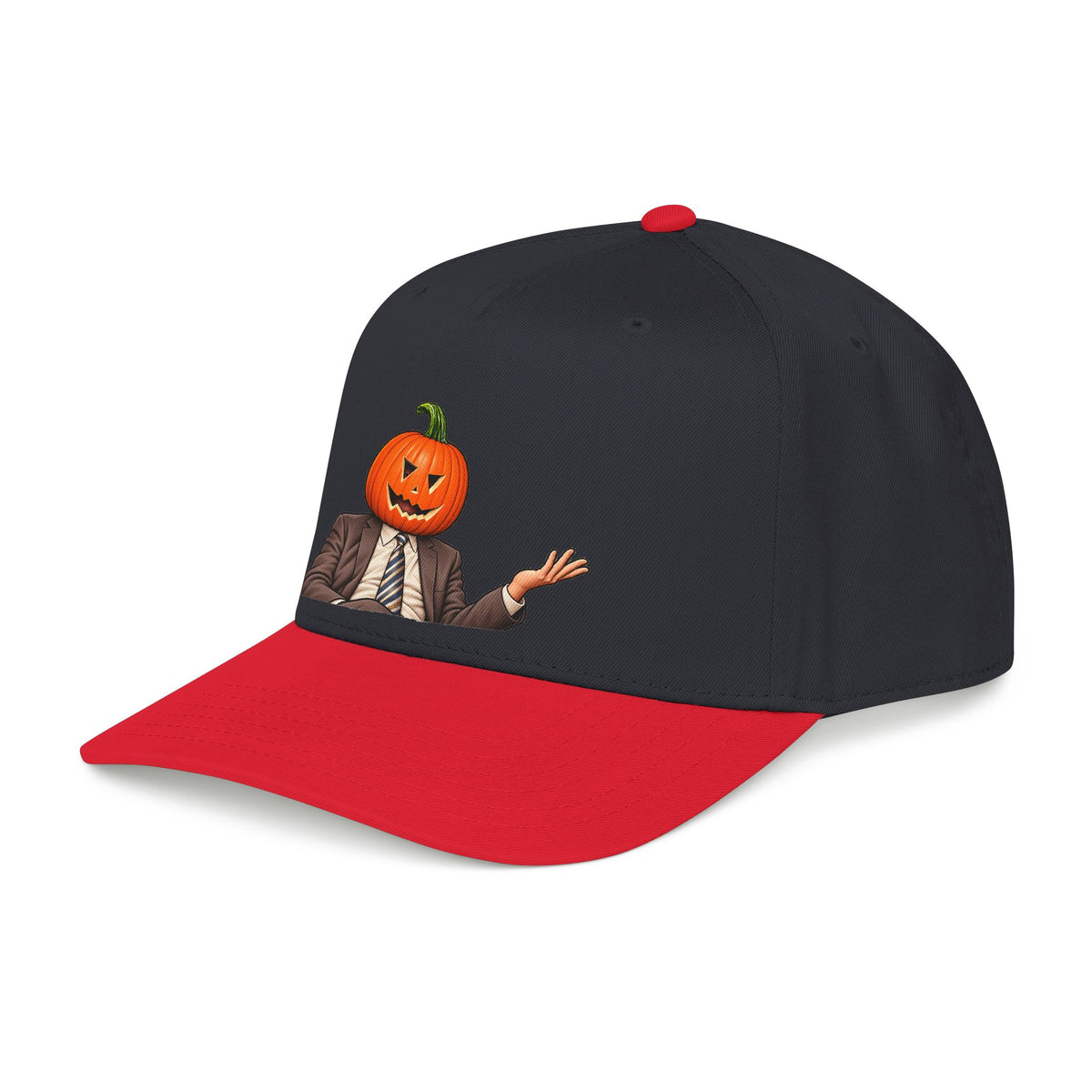 Pumpkin Head Office Cartoon - OTTO Baseball Hat