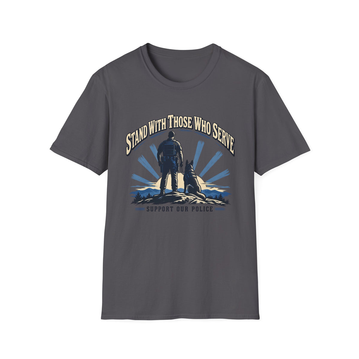 Stand With Those Who Serve Police K9 - Classic Tee