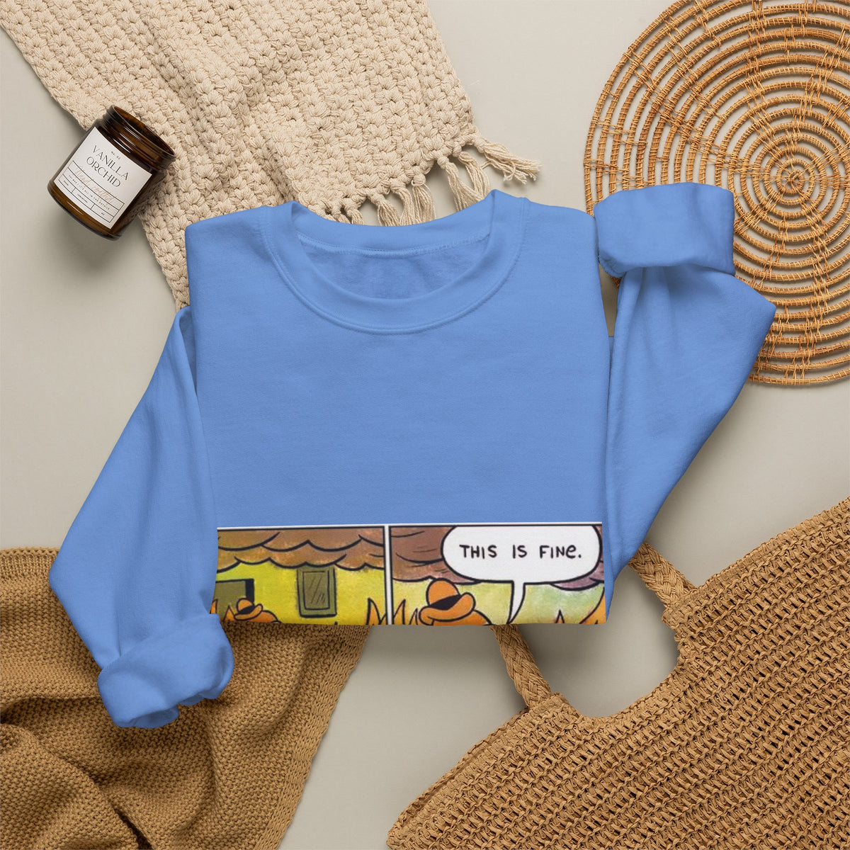 This Is Fine - Crewneck Sweatshirt