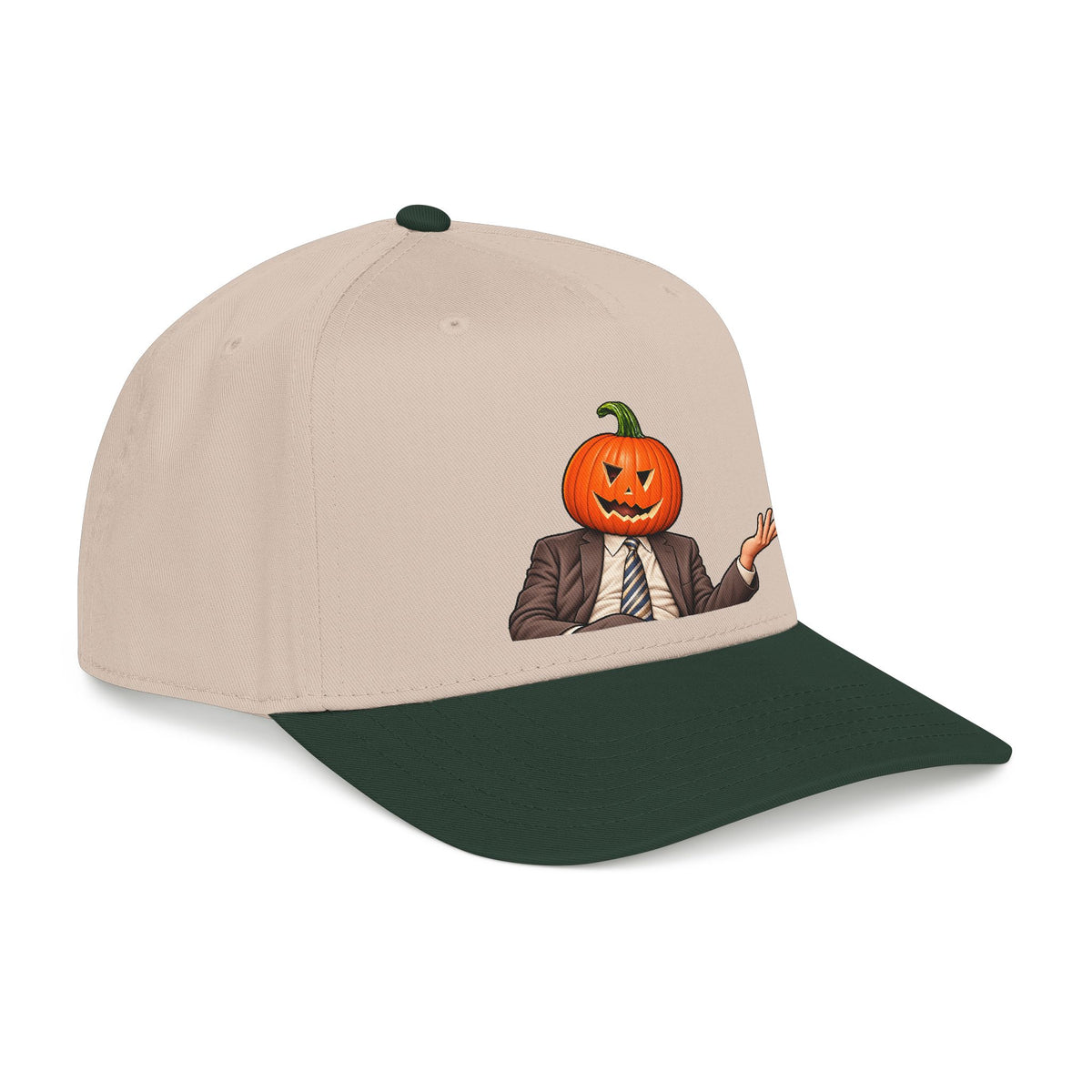 Pumpkin Head Office Cartoon - OTTO Baseball Hat