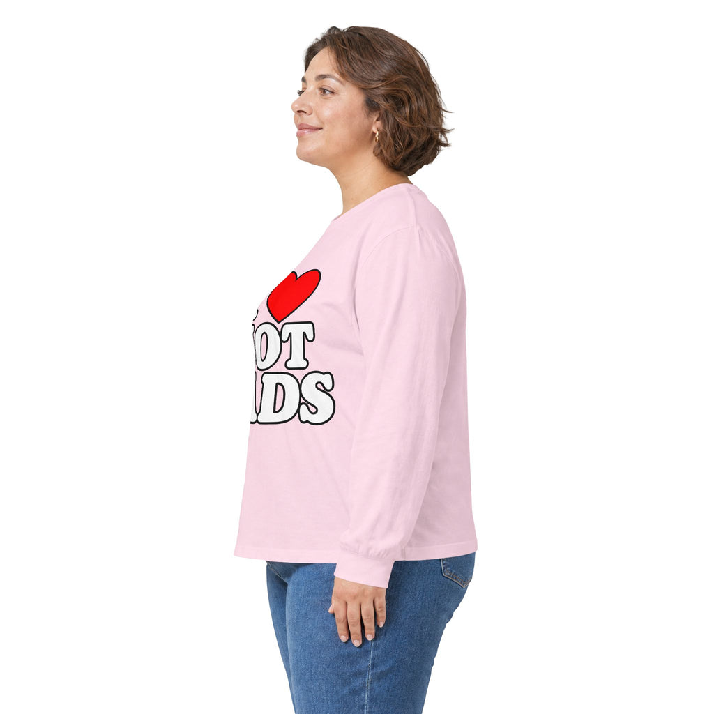 I Love Hot Dads - Unisex Ultra Cotton Long Sleeve Tee