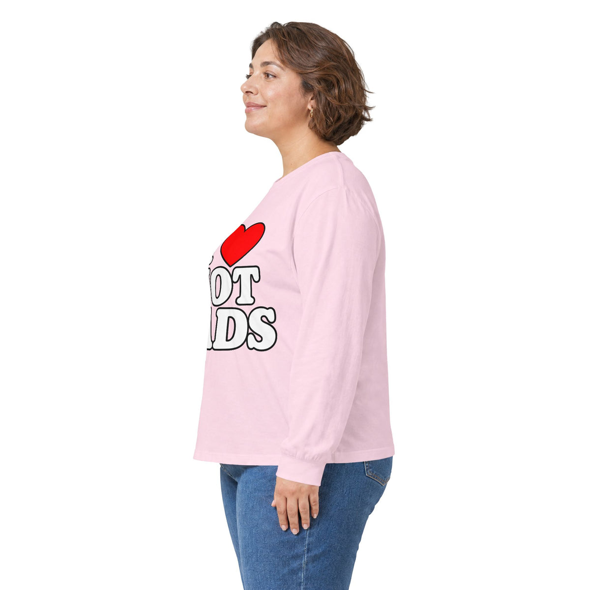 I Love Hot Dads - Unisex Ultra Cotton Long Sleeve Tee