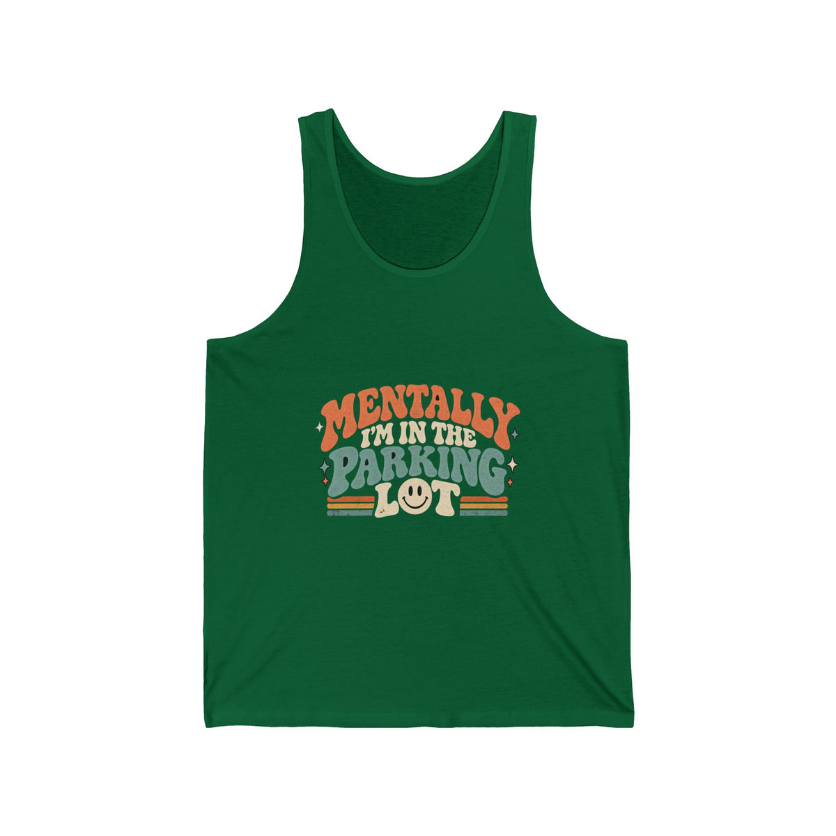 Secretly Plotting Dark Parking - Athletic Tank