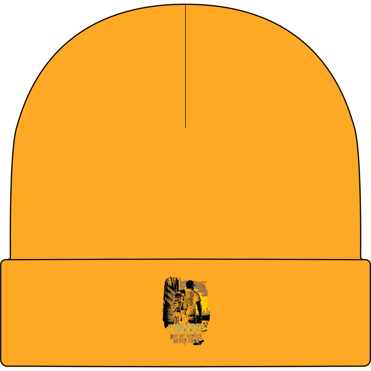 Service Never Ends - AS Colour 1107 Cuff Beanie