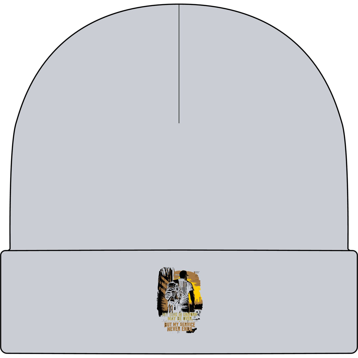 Service Never Ends - AS Colour 1107 Cuff Beanie