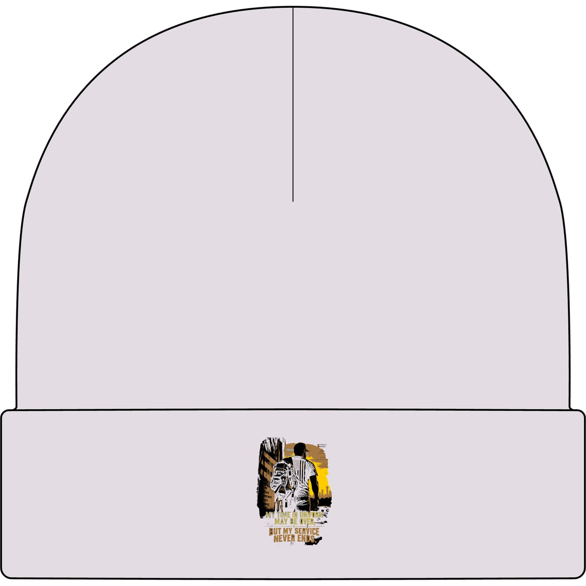 Service Never Ends - AS Colour 1107 Cuff Beanie