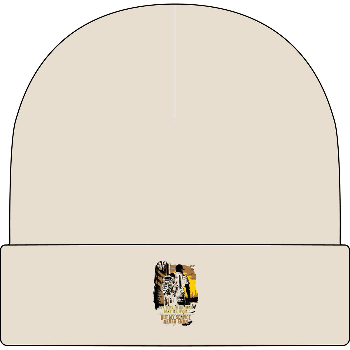 Service Never Ends - AS Colour 1107 Cuff Beanie
