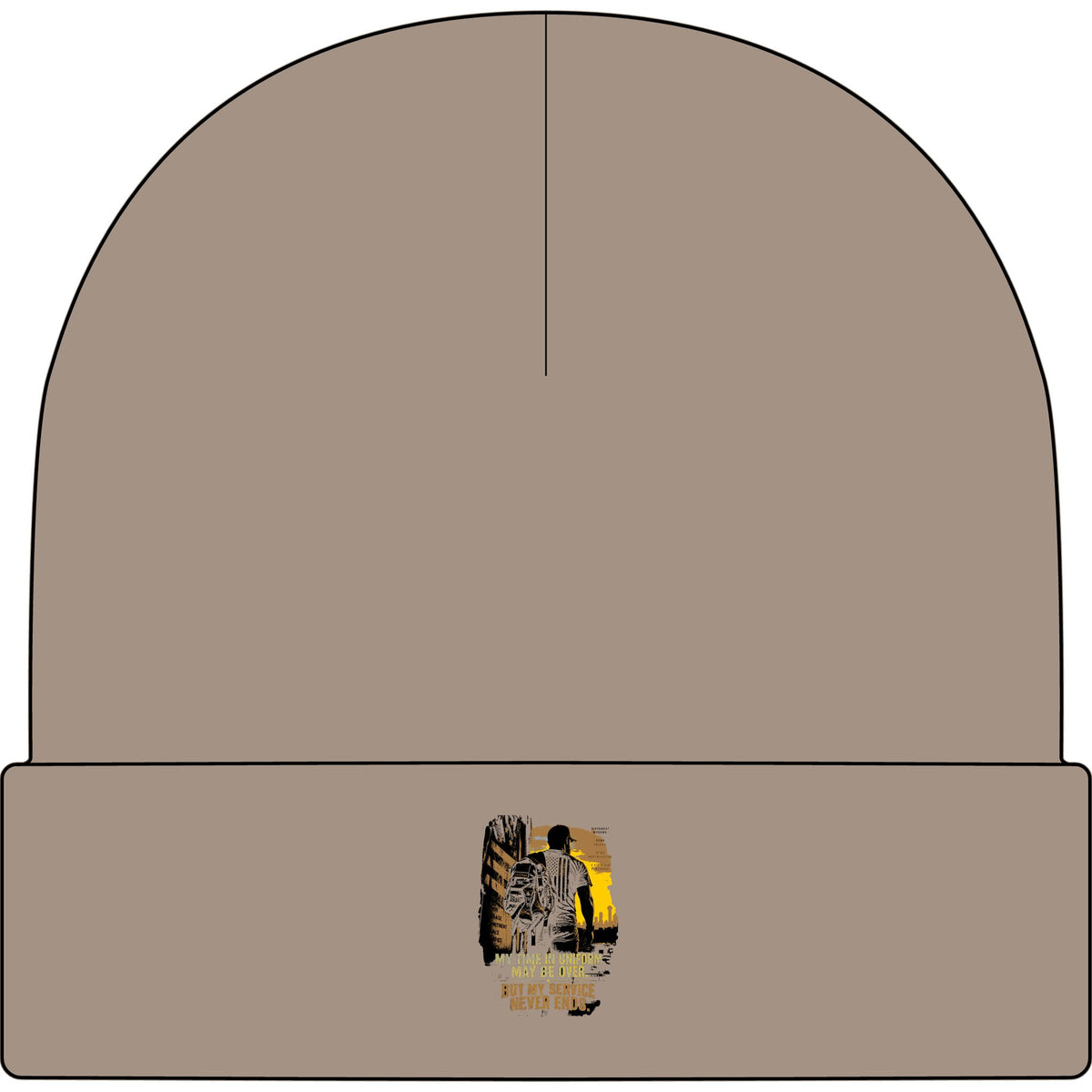 Service Never Ends - AS Colour 1107 Cuff Beanie