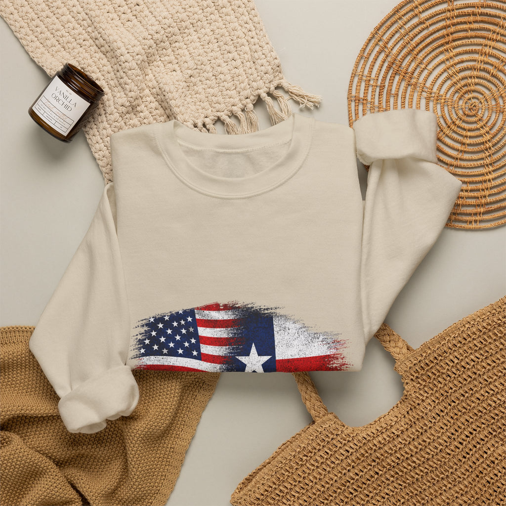 American by Birth, Texan by Choice - Crewneck Sweatshirt