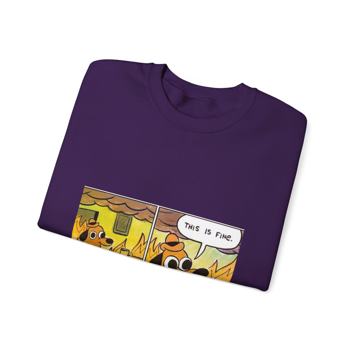 This Is Fine - Crewneck Sweatshirt