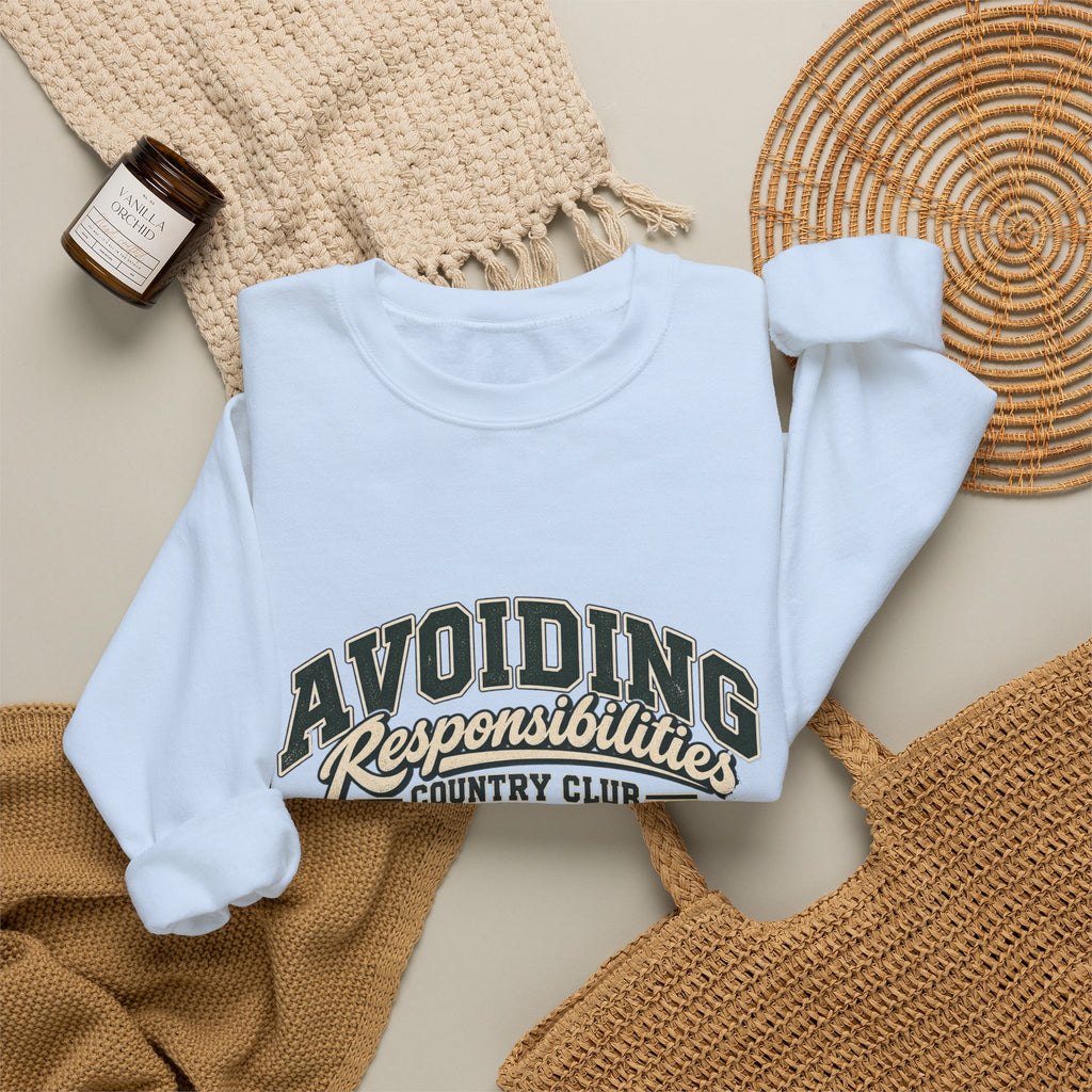 Avoiding Responsibility Country Club - Crewneck Sweatshirt