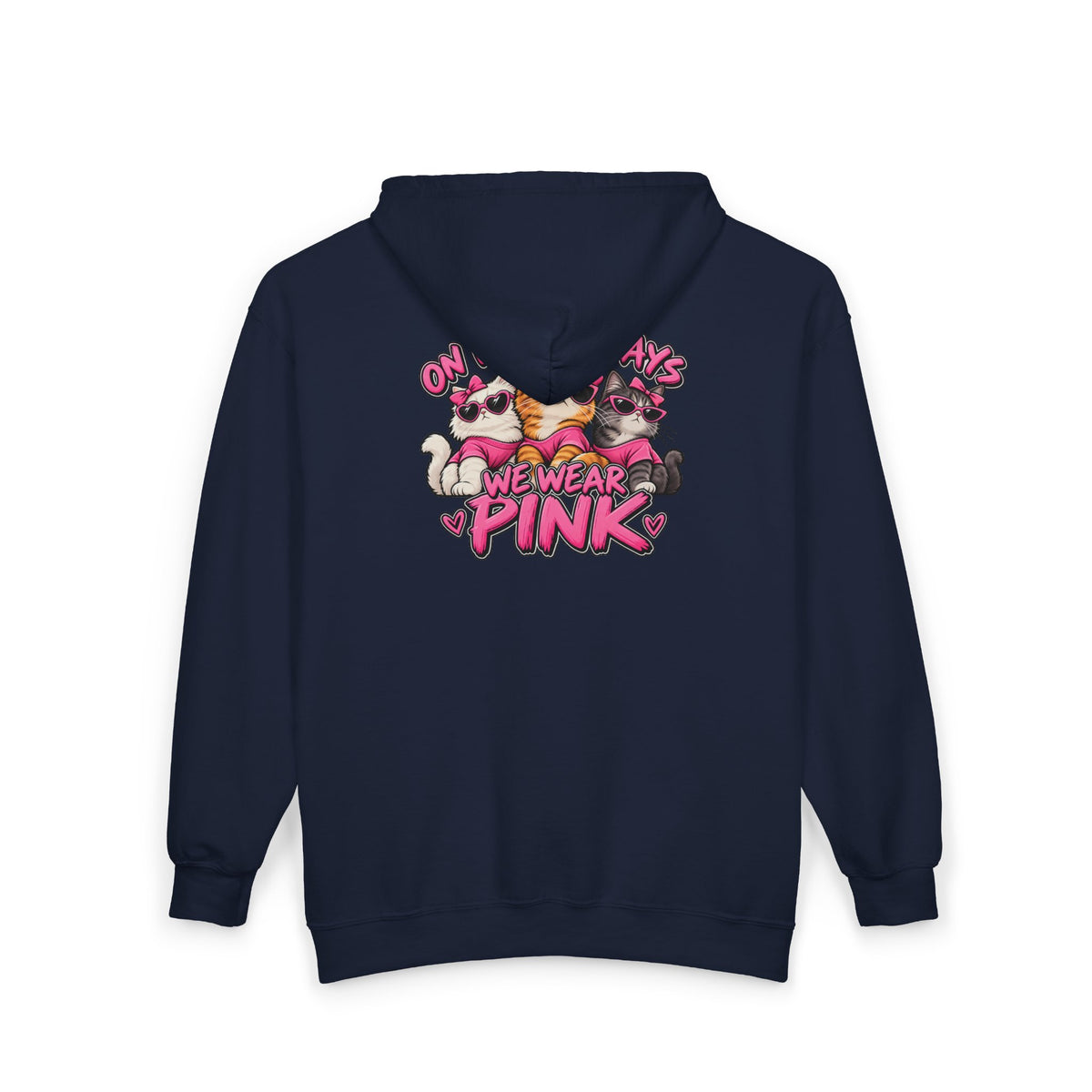 On Wednesdays We Wear Pink - Full-Zip Hooded Sweatshirt