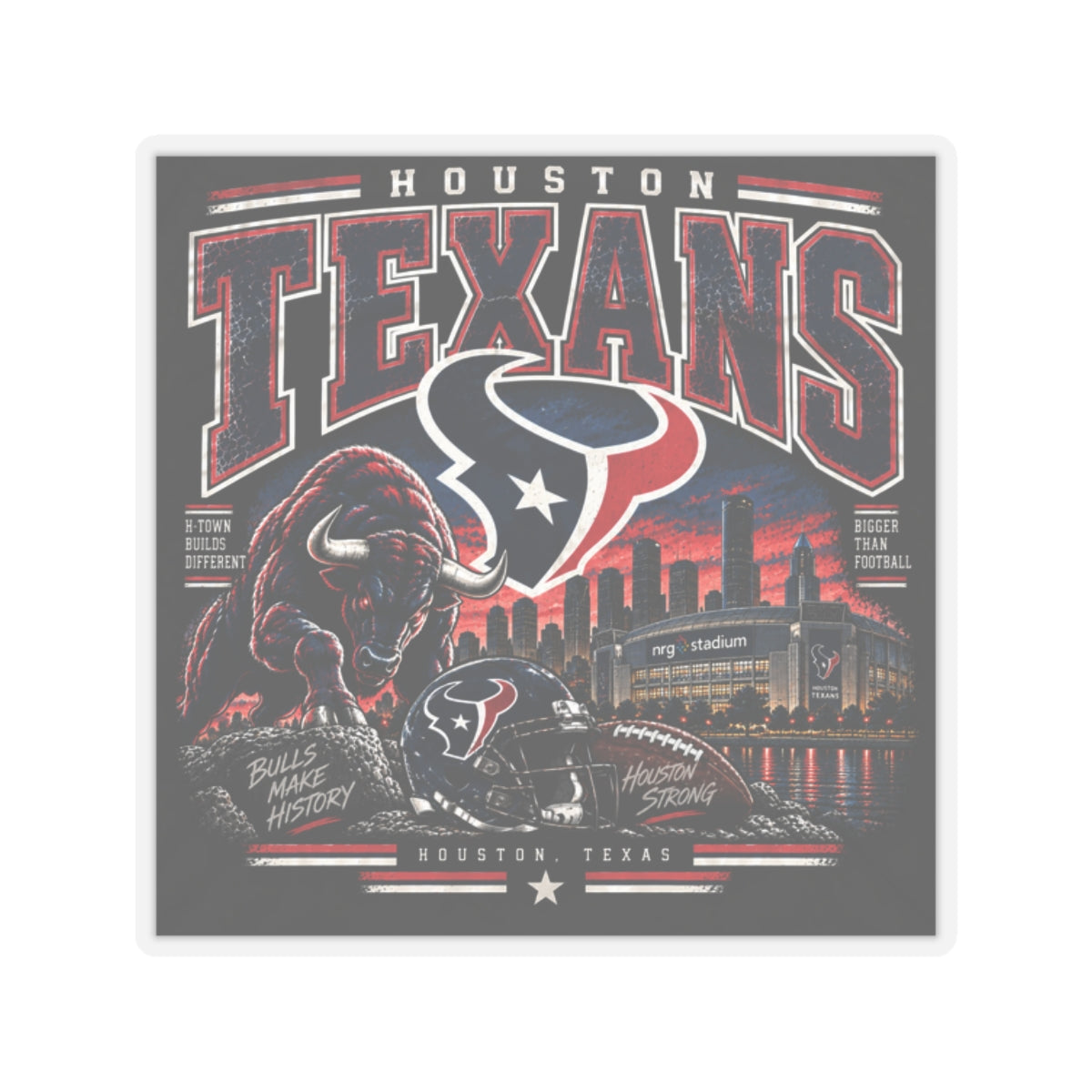 Houston Texans - Kiss-Cut Sticker