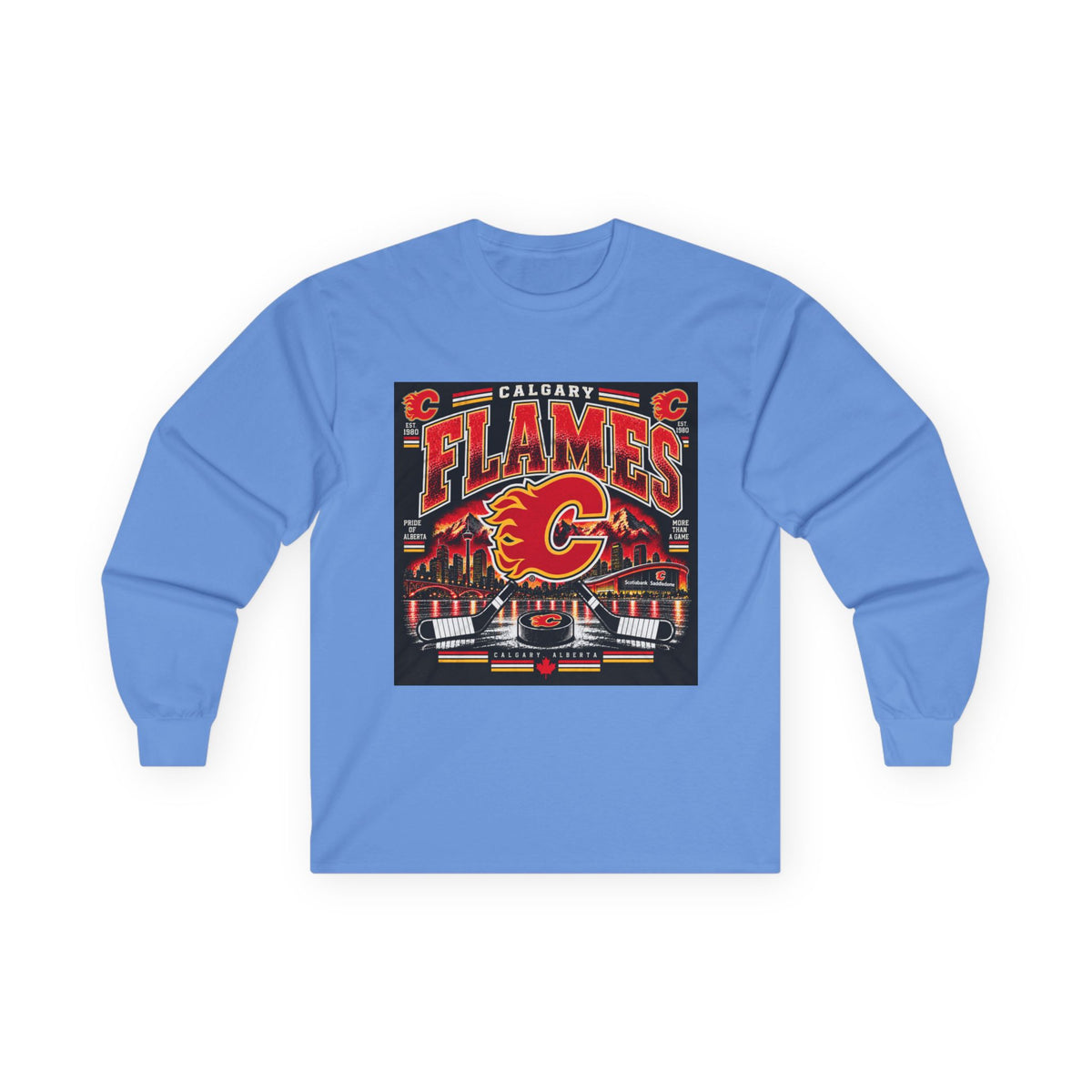Calgary Flames Pride - Unisex Ultra Cotton Long Sleeve Tee