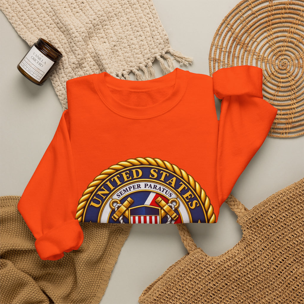 U.S. Coast Guard Emblem - Crewneck Sweatshirt