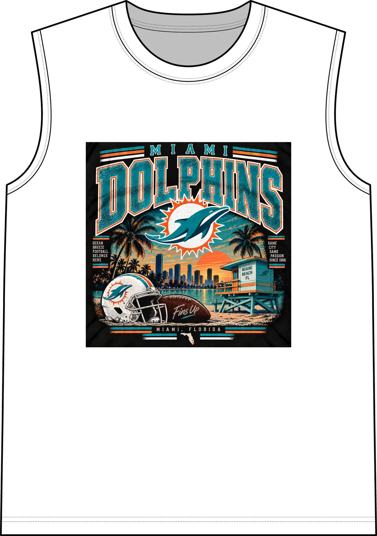 Miami Dolphins Paradise - Classic Tank