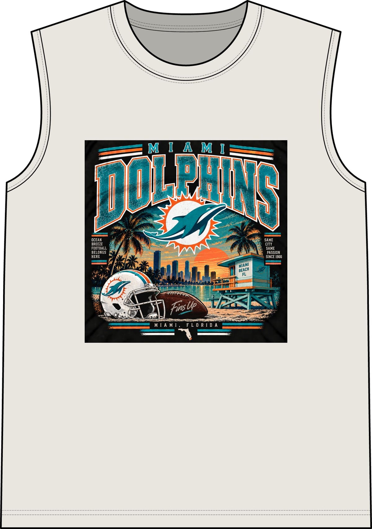 Miami Dolphins Paradise - Classic Tank