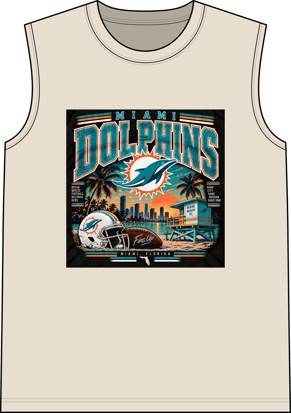 Miami Dolphins Paradise - Classic Tank