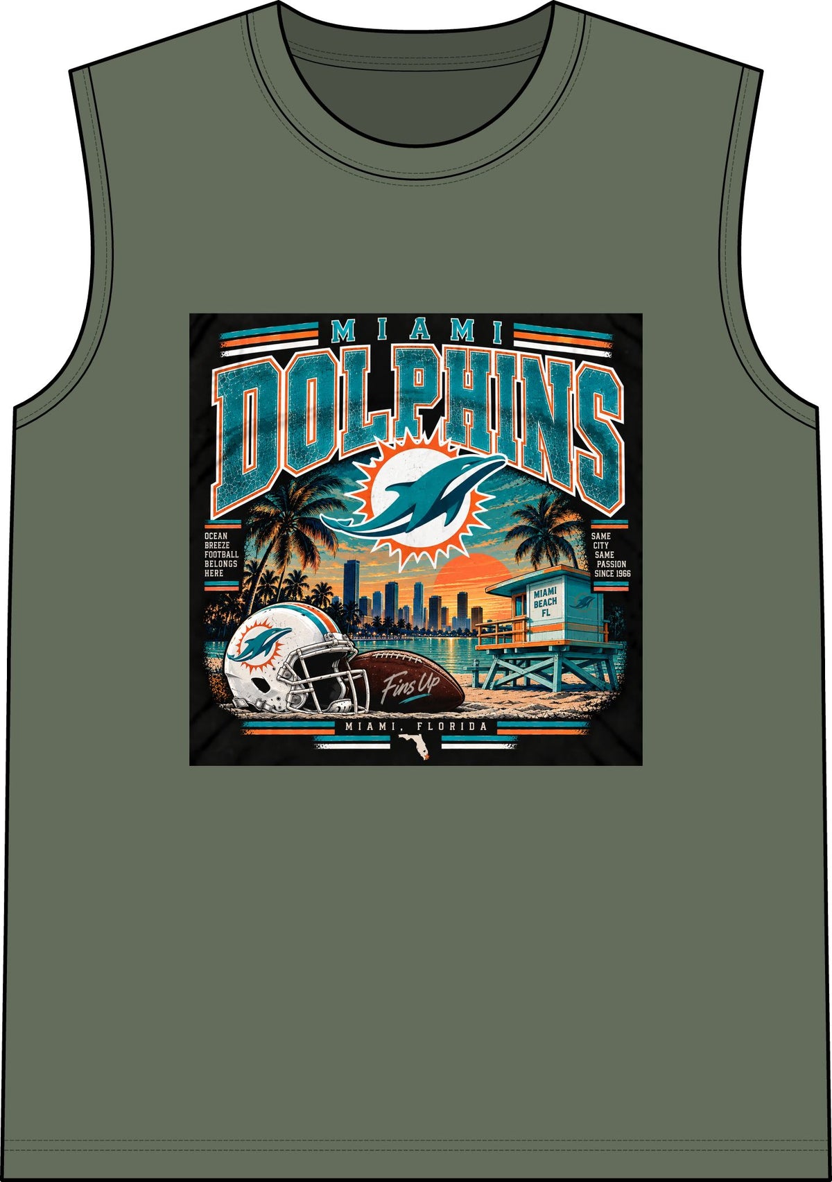 Miami Dolphins Paradise - Classic Tank