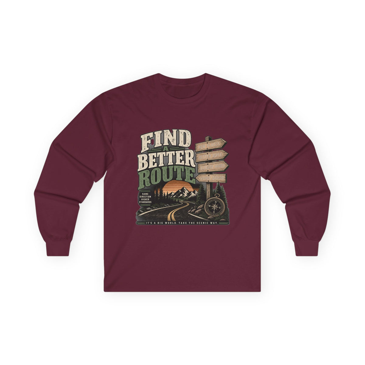 Find A Better Route - Unisex Ultra Cotton Long Sleeve Tee