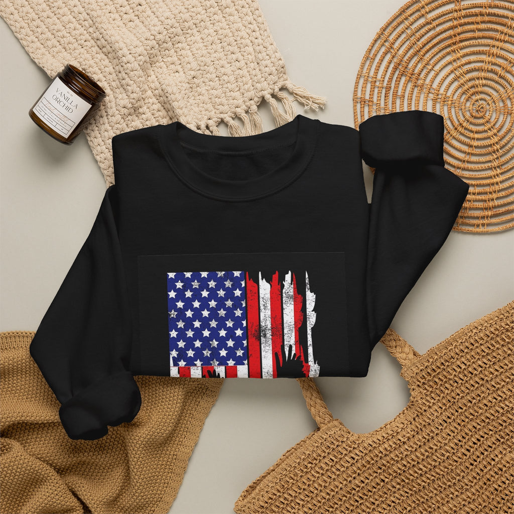 Old Glory Eagle - Crewneck Sweatshirt