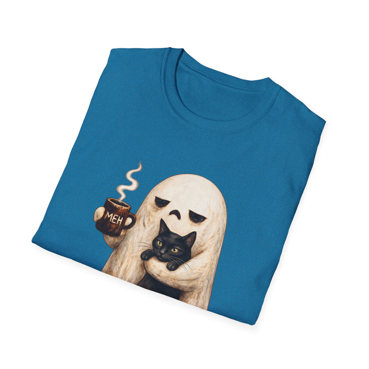 Meh Ghost and Black Cat - Classic Tee