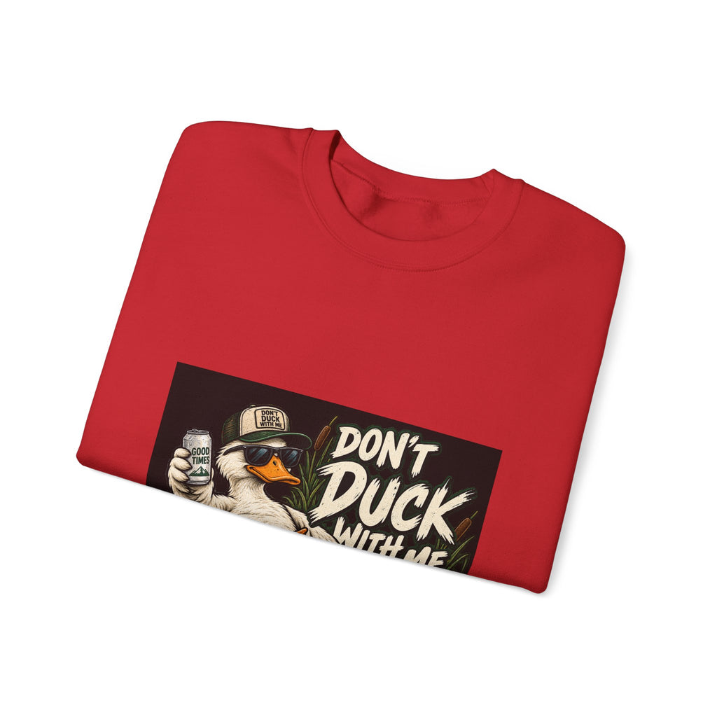 Duck With Me Camo - Crewneck Sweatshirt