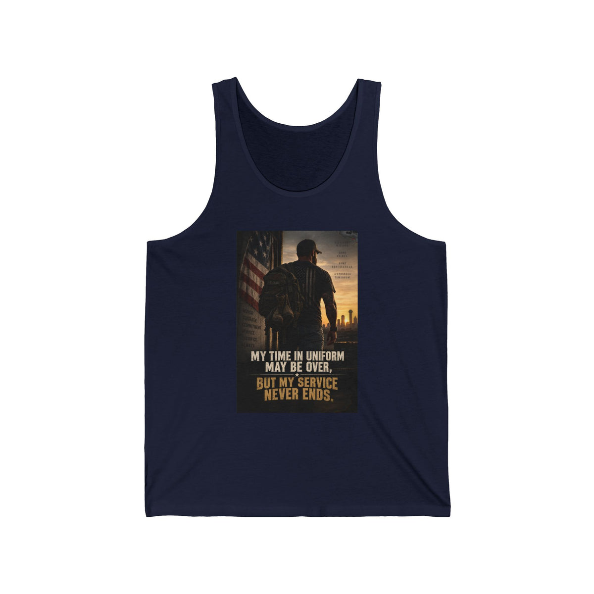 Service Never Ends - Athletic Tank