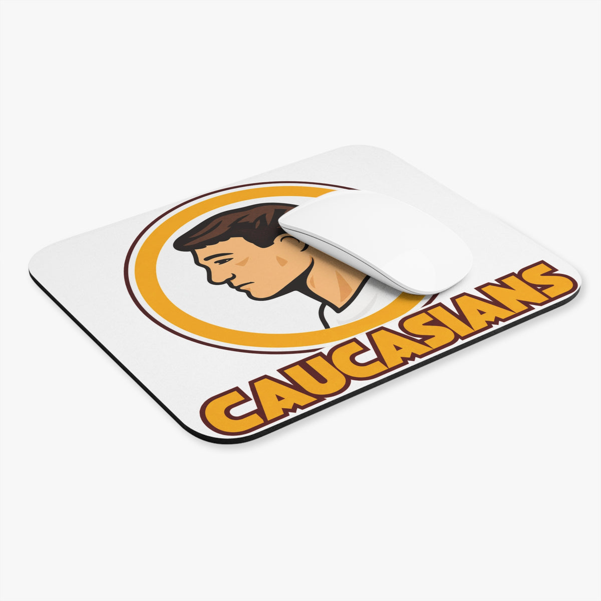 Caucasians - Level Text - Mouse Pad