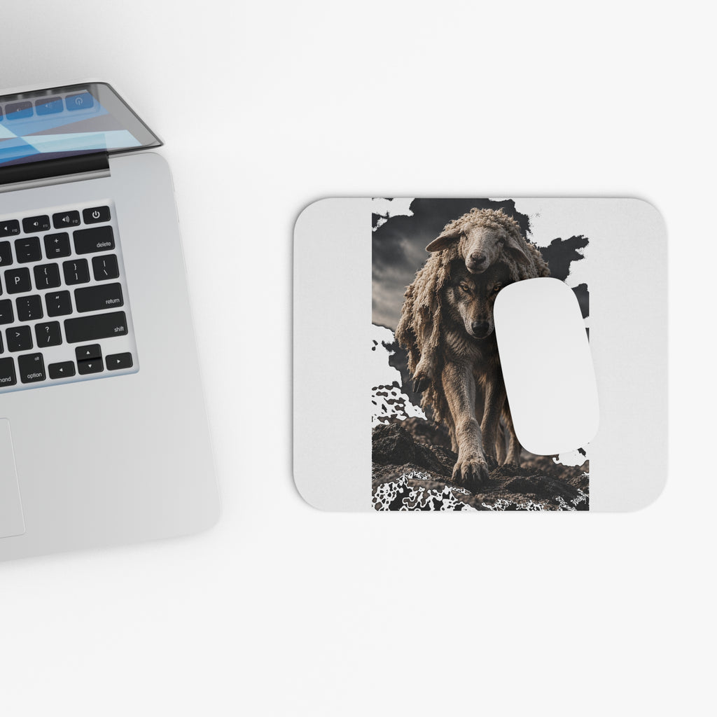 Wolf in Sheep's Clothing - Mouse Pad